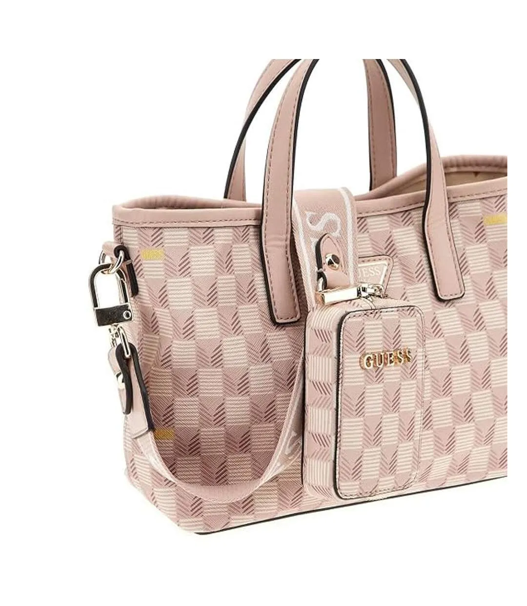 Sac à main rose femme guess wave-2