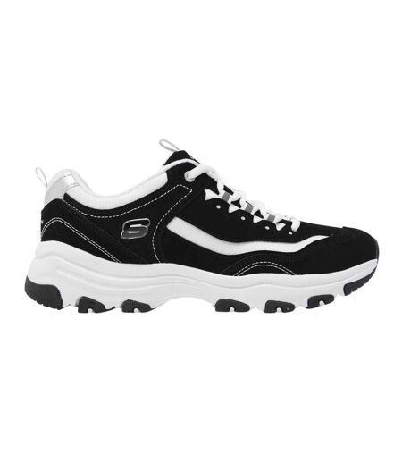 Baskets Icon Dlite Femme Noir Blanc Skechers