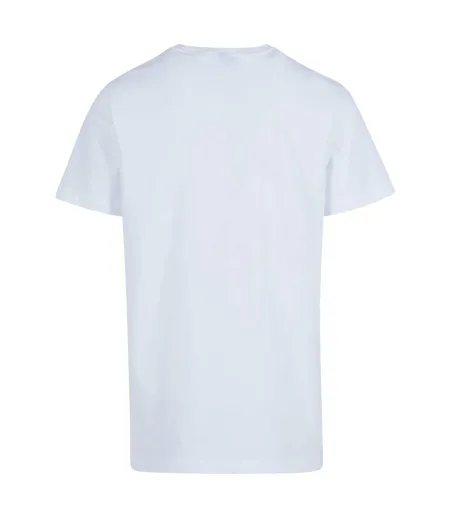 Unisex Adult Skull Bear T-shirt White Mister Tee