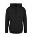 Sweat À Capuche Basic Homme Noir Build Your Brand-1