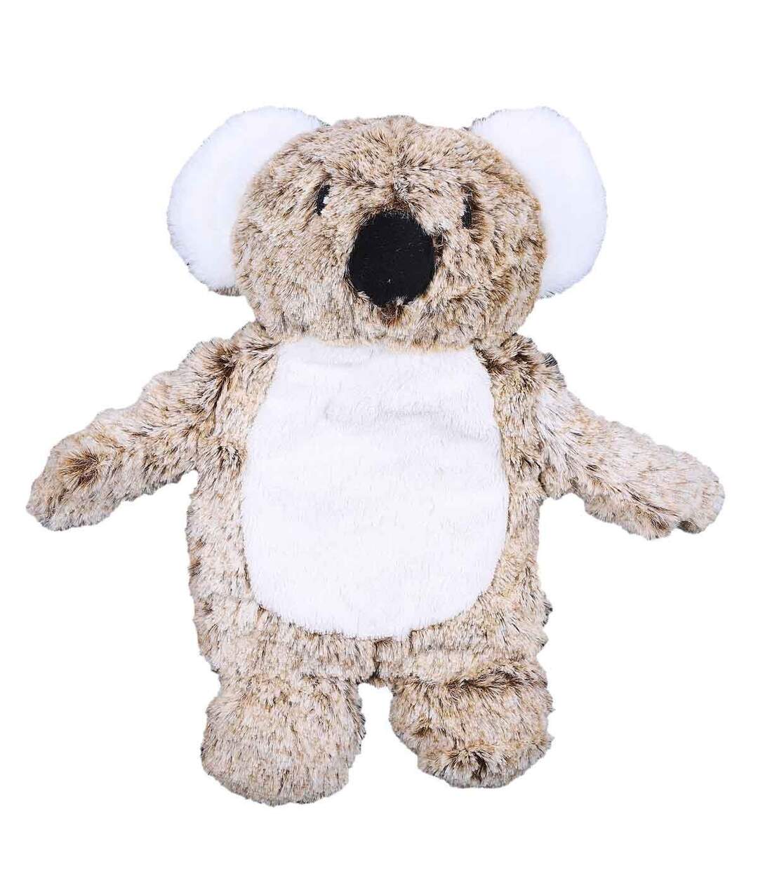 Bouillotte Peluche Ours Micro-Ondable 32cm Marron-1