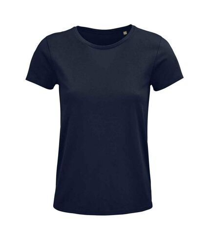 SOLS Womens/Ladies Crusader Organic T-Shirt (French Navy)