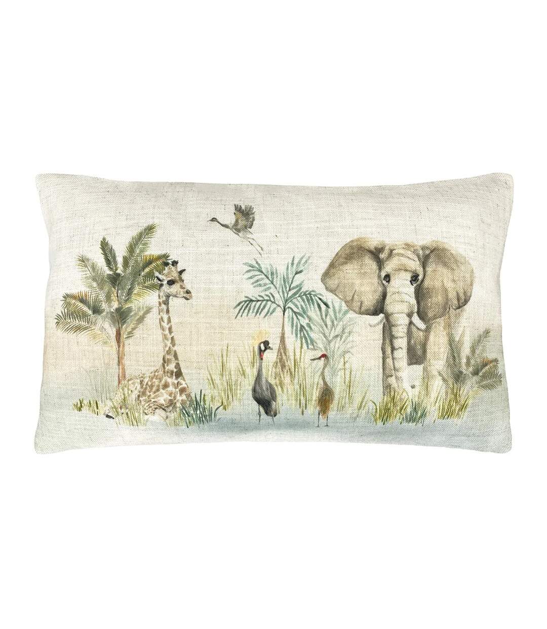 Kenya rectangular cushion cover one size beige Evans Lichfield