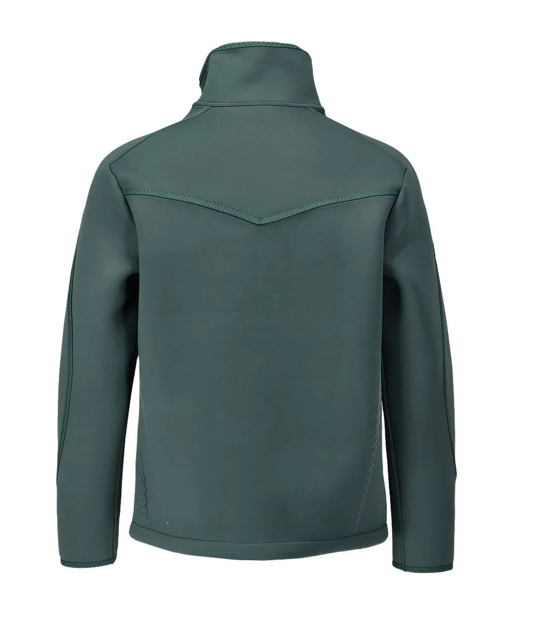 Mens Customised Stretch Soft Shell Jacket Forest Green Mascot-2