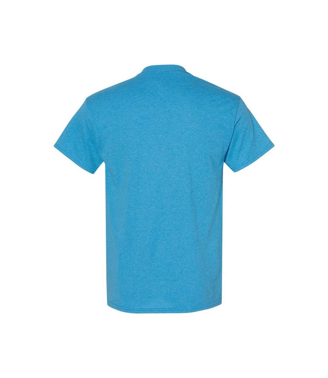Mens Heavy Cotton T-shirt Sapphire Blue Heather Gildan-2