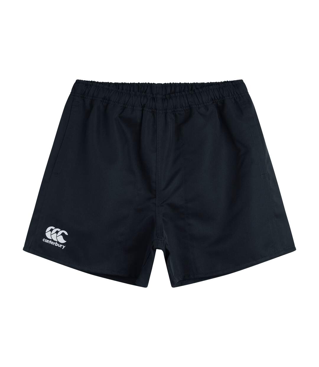 Mens Professional Polyester Shorts Black Canterbury-2