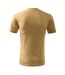 T-shirt Homme Marron Beige Malfini-2