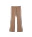 Womens/ladies Monogram Flared Jogging Bottoms Beige Lacoste-1