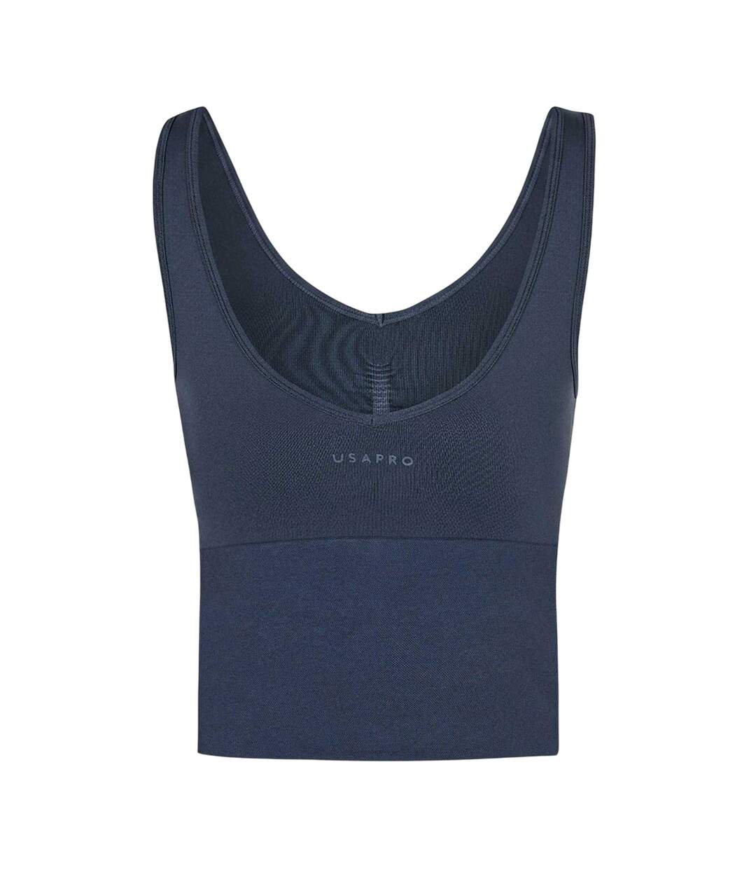 Débardeur Sans Manches Femme Bleu Marine USA-3