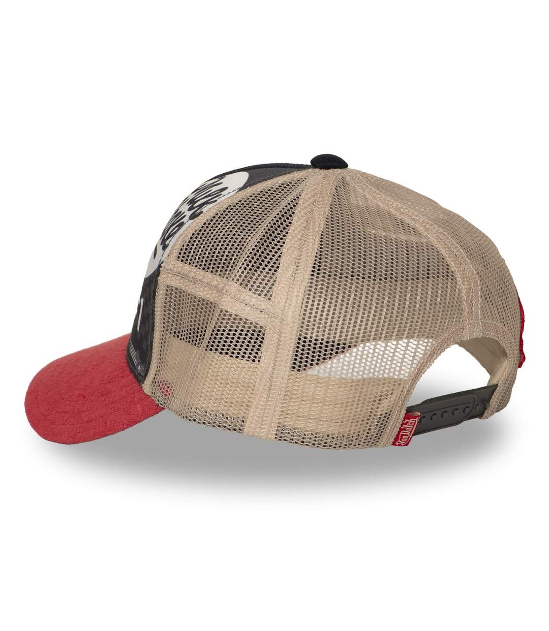 Casquette trucker filet avec print et patch  Subl Pinup Milk Vondutch-5