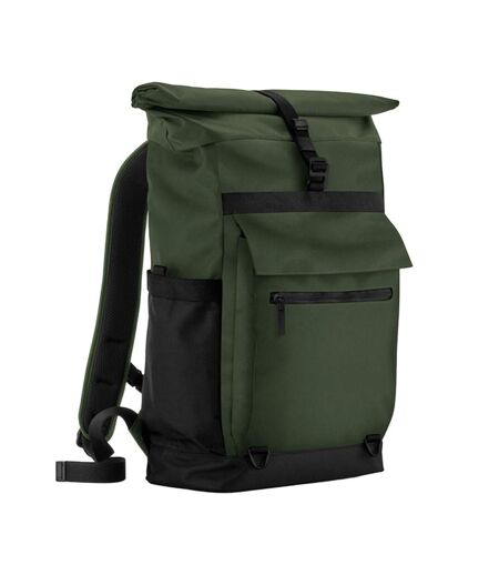 Sac À Dos Motif/style Haut À Rouler Axis Taille Unique Vert Kaki Foncé Quadra