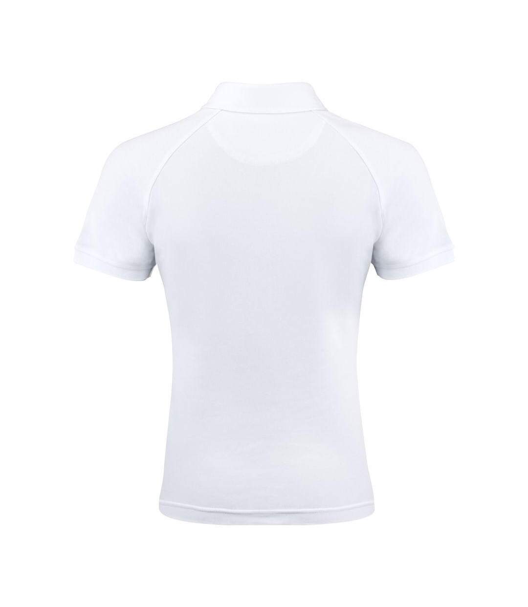 Womens/ladies Brookings Polo Shirt White Harvest-2