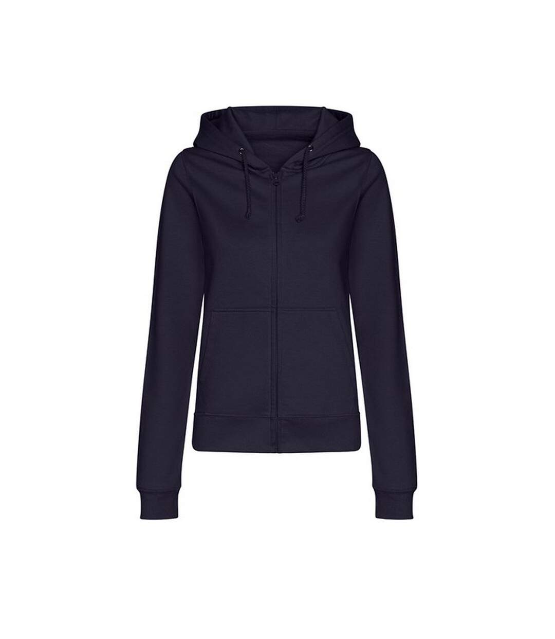 Sweat À Capuche College Femme Bleu Marine Awdis-1