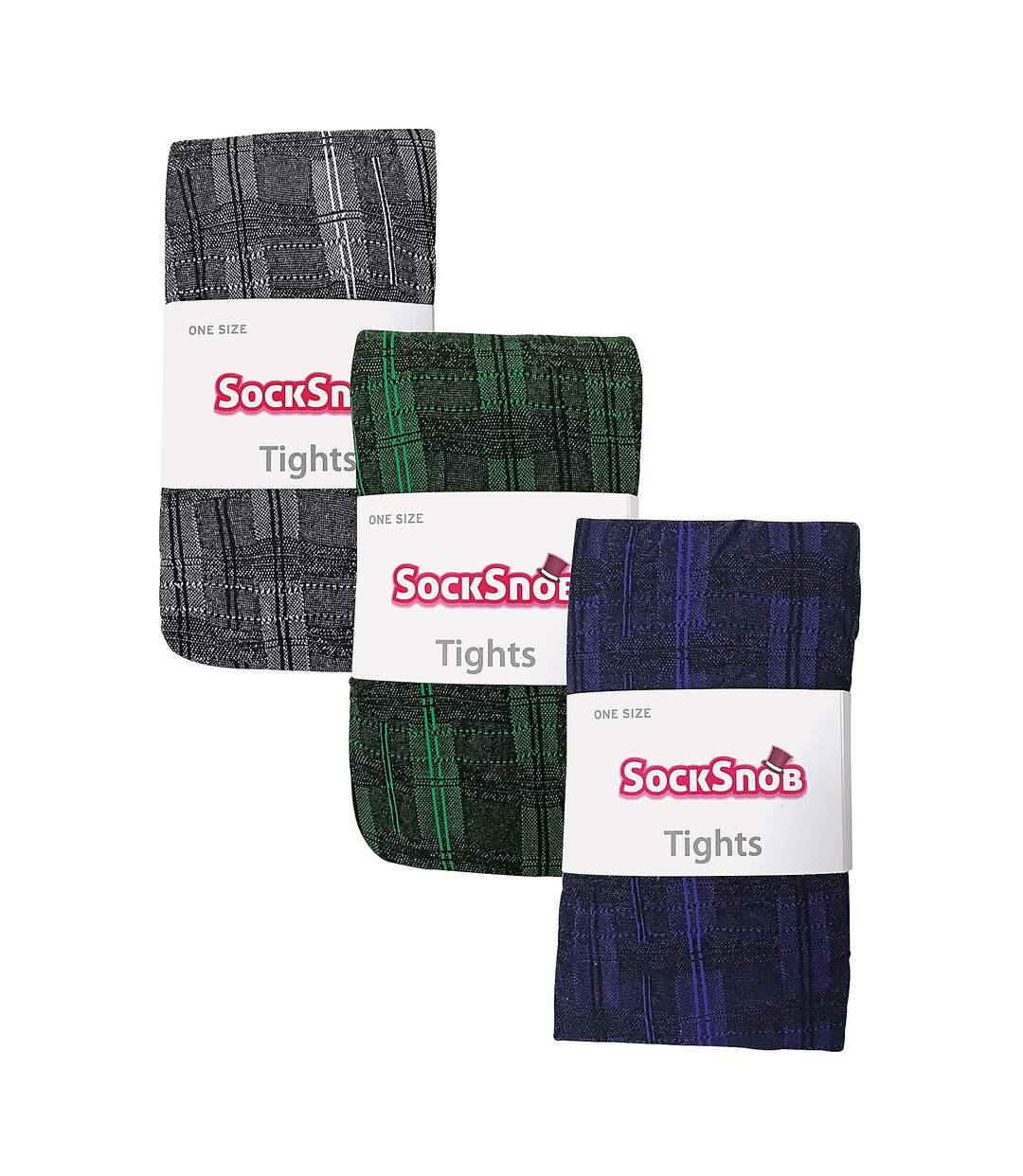 3 paires de collants doux à motifs 80 deniers pour femme-2