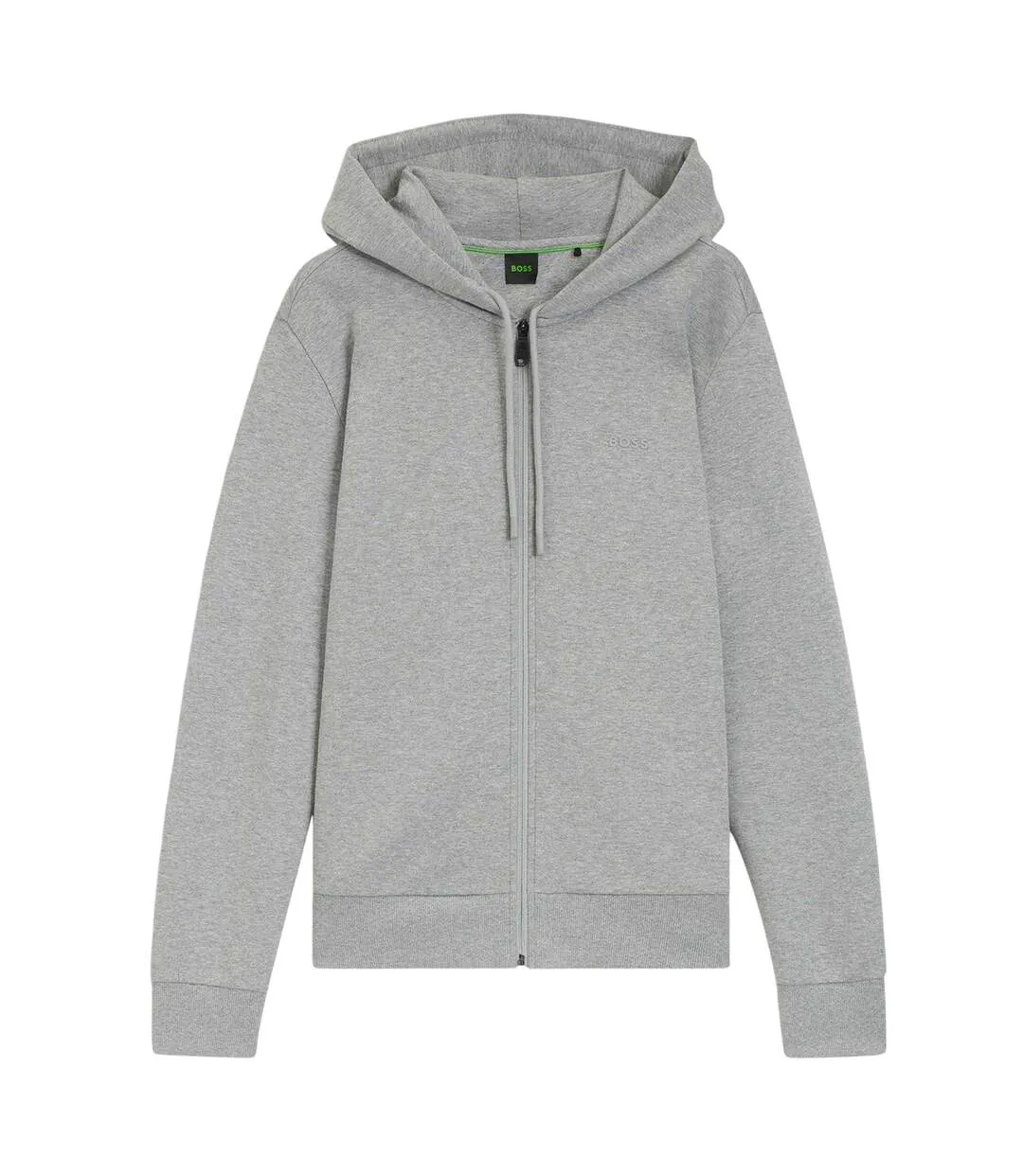 Veste À Capuche Motif/style Logo Saggy Homme Argenté Boss-2