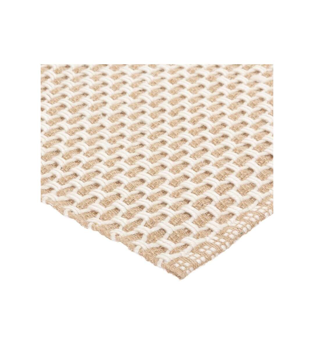 Tapis Déco en Jute Croisillon 120x170cm Naturel