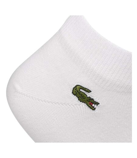 X3 paires de chaussettes blanc mixte lacoste ra2917
