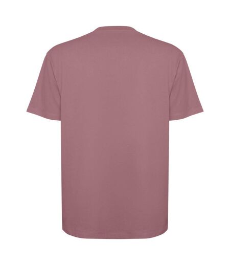 Unisex Adult Bull Oversized Short-sleeved T-shirt Pale Red Roly