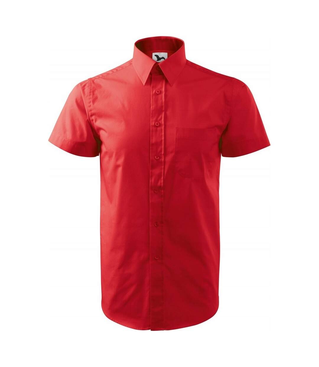 Chemise Motif/style Uni Chic Homme Rouge Malfini-1
