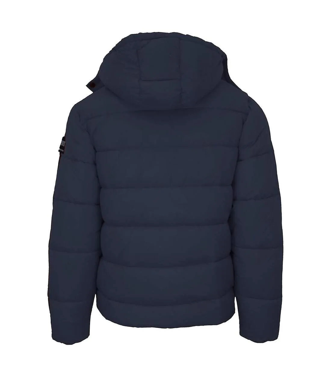 Doudoune Matelassée Motif/style Circulaire Homme Bleu Marine Plein Sport-2
