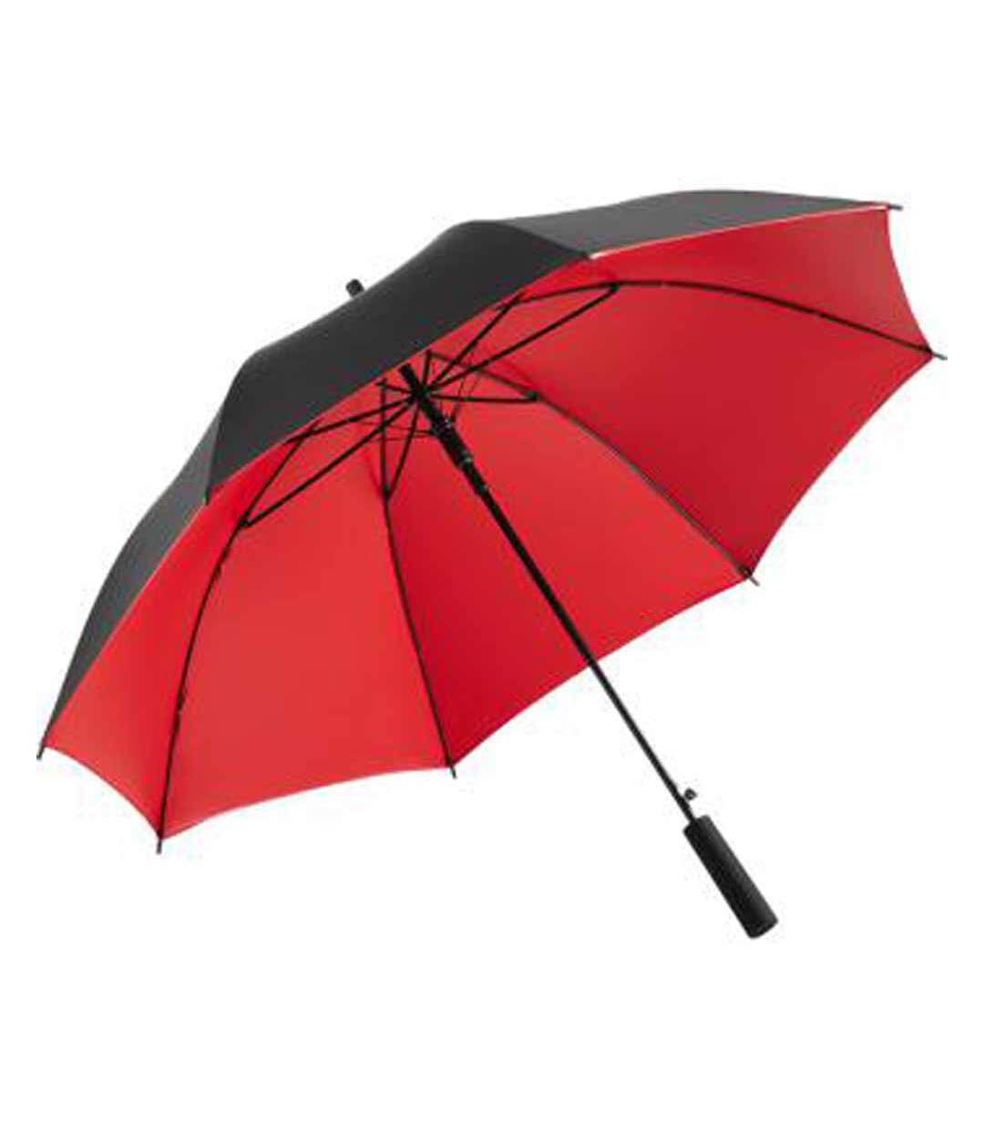 Parapluie standard 2 couleurs double face - FP1159 - noir - rouge-2