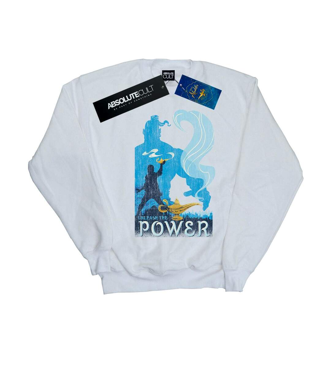 Disney - Sweat ALADDIN MOVIE UNLEASH THE POWER - Femme (Blanc) - UTBI5439-1