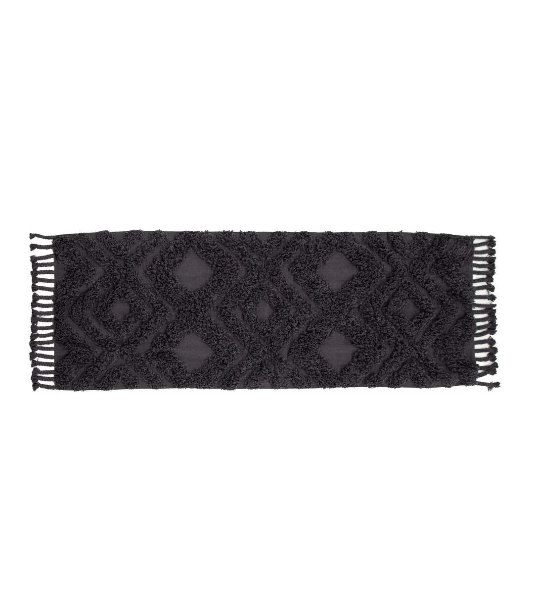 Tapis de Couloir Tufté Hilma 70x200cm Gris Foncé-1