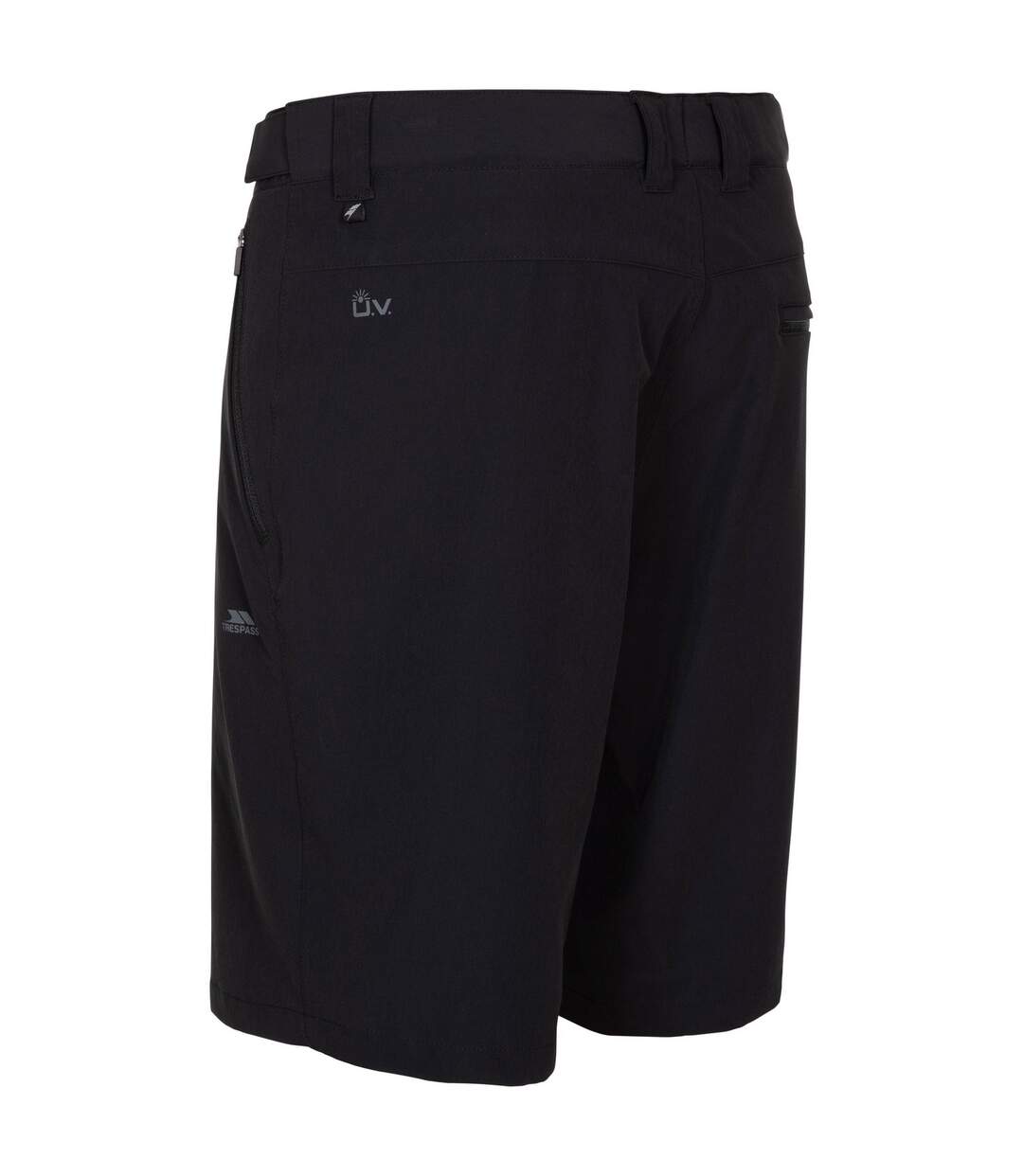 Mens Gatesgillwell B Cargo Shorts Black Trespass-2