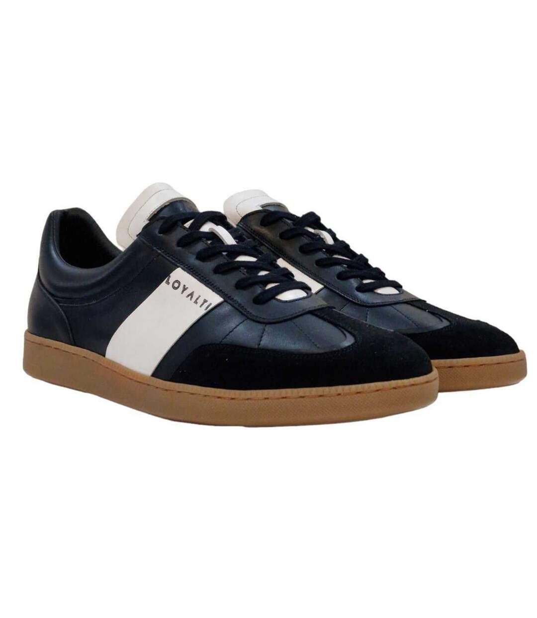 Baskets Kalle Homme Noir Blanc Loyalti-1