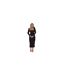 Robe Mi-longue Motif/style Perle The Ultimate  Femme Noir Muse-1