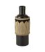 Vase Bouteille Déco Herbes 75cm Noir-1
