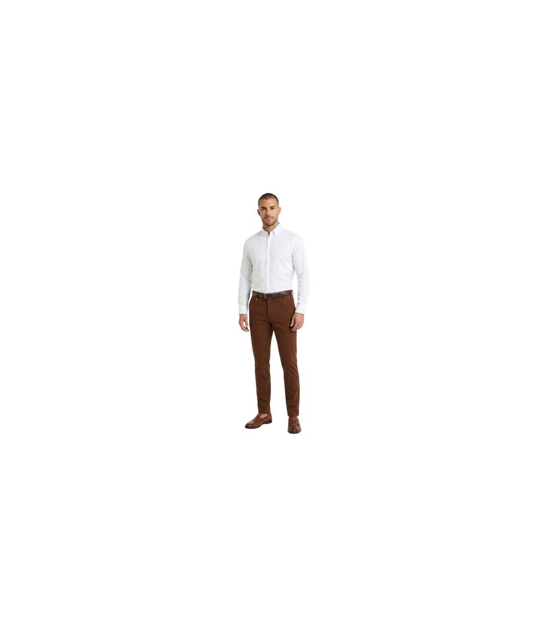 Pantalon Motif/style Logo Kane Homme Marron Boss-1