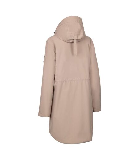 Womens/ladies Deborah Dlx Waterproof Jacket Sand Trespass