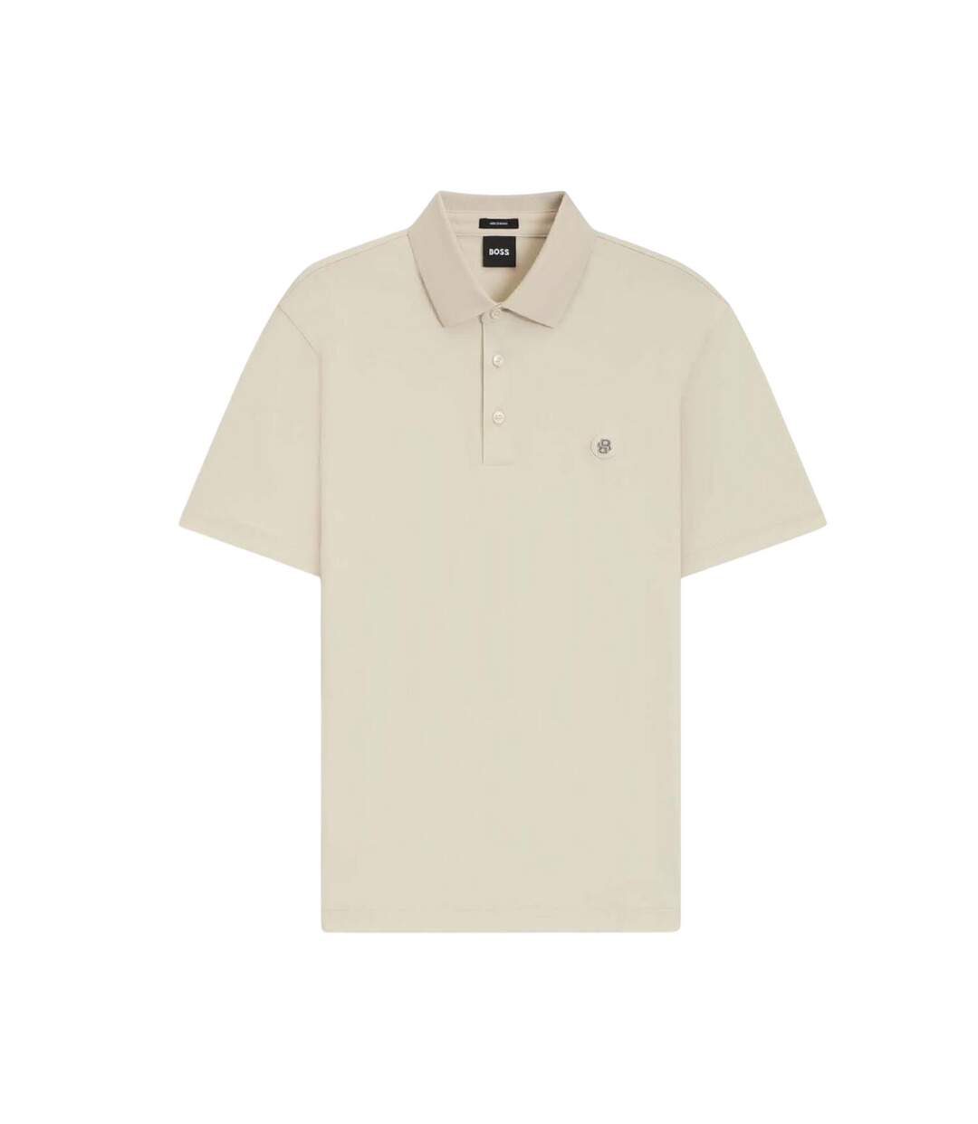 Mens Cparris Monogram Polo Shirt Beige Boss-2