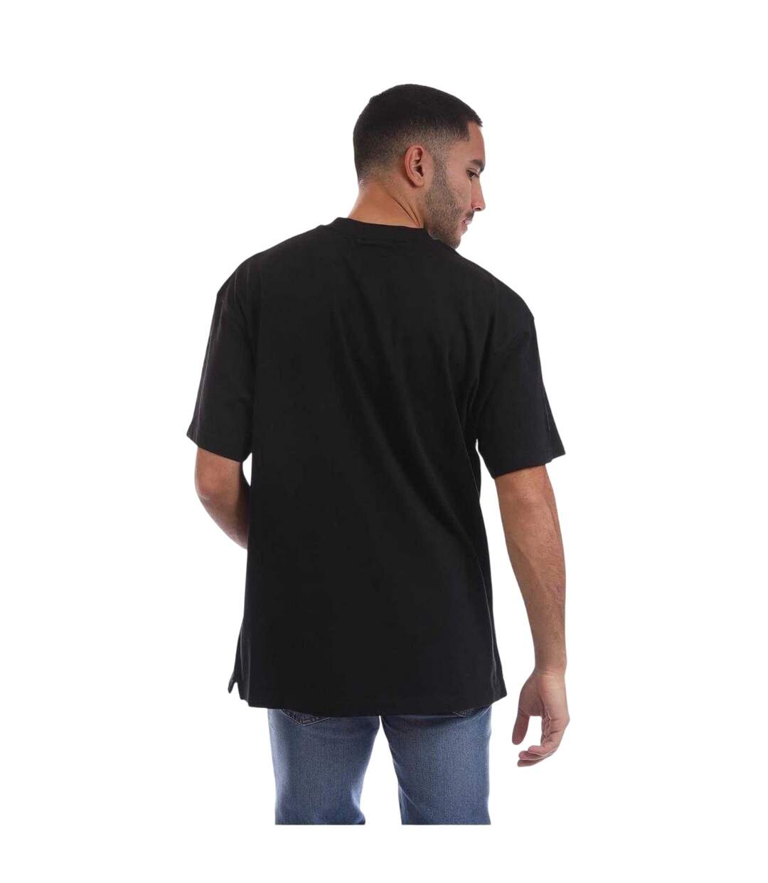 Mens Cunningham Oversized T-shirt Black Avirex-3