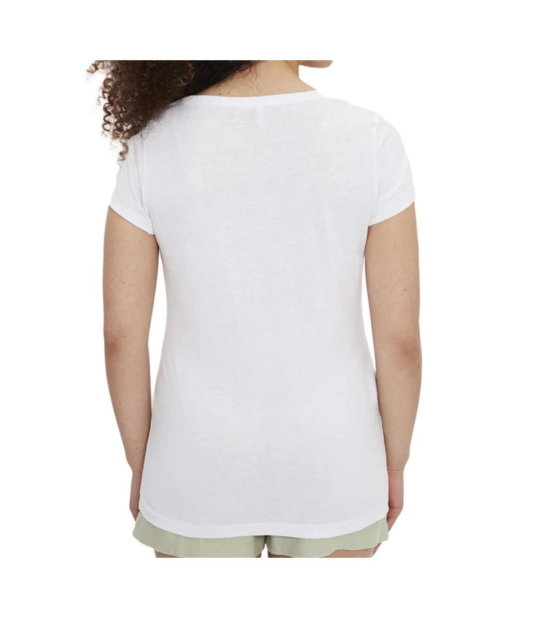 T-shirt Blanc Femme Only Wrongly - S