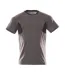 T-shirt Motif/style Détail Contrasté Accelerate Homme Anthracite Foncé Noir Mascot-1