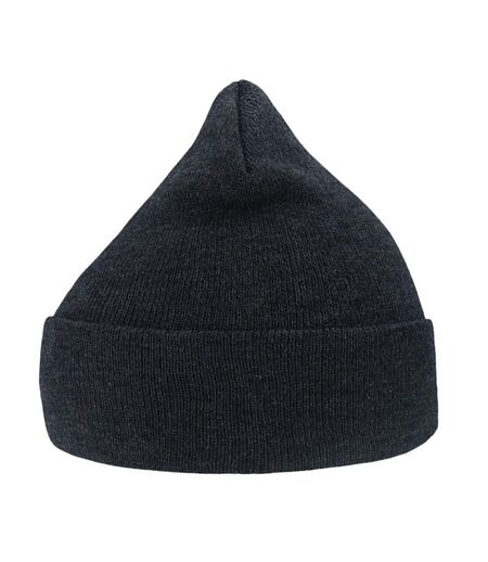 Wind double skin beanie with turn up navy melange Atlantis