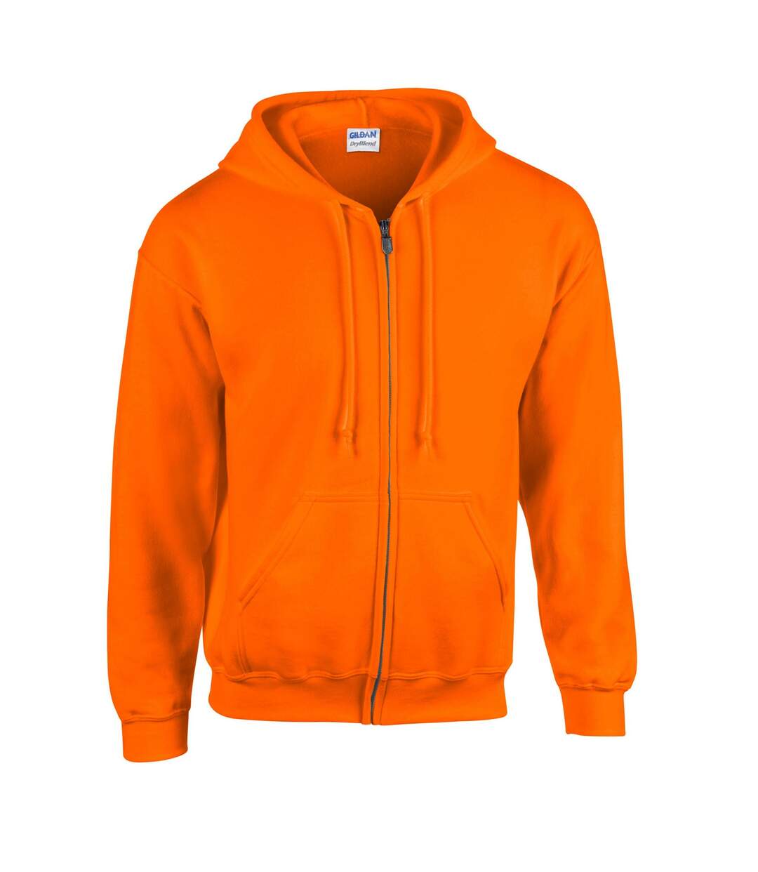 Veste À Capuche Adulte Orange Fluo Gildan-1