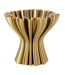 Vase Design en Porcelaine Impression 3D 25cm Doré-1