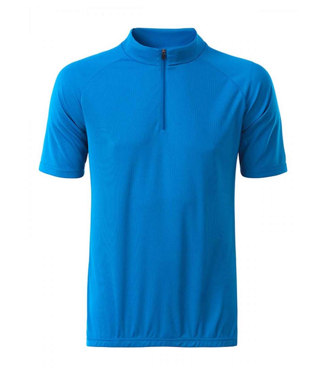 maillot cycliste zippé - HOMME - JN512 - bleu vif-1