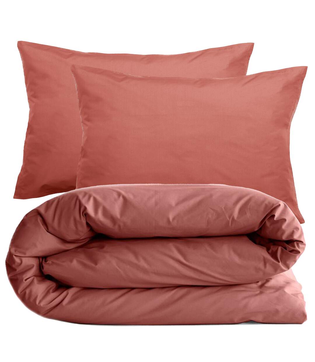 Parure de lit uni percale de coton MANOIR Taie 50x70 cm-2