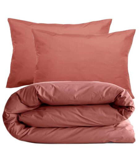 Parure de lit uni percale de coton MANOIR Taie 50x70 cm