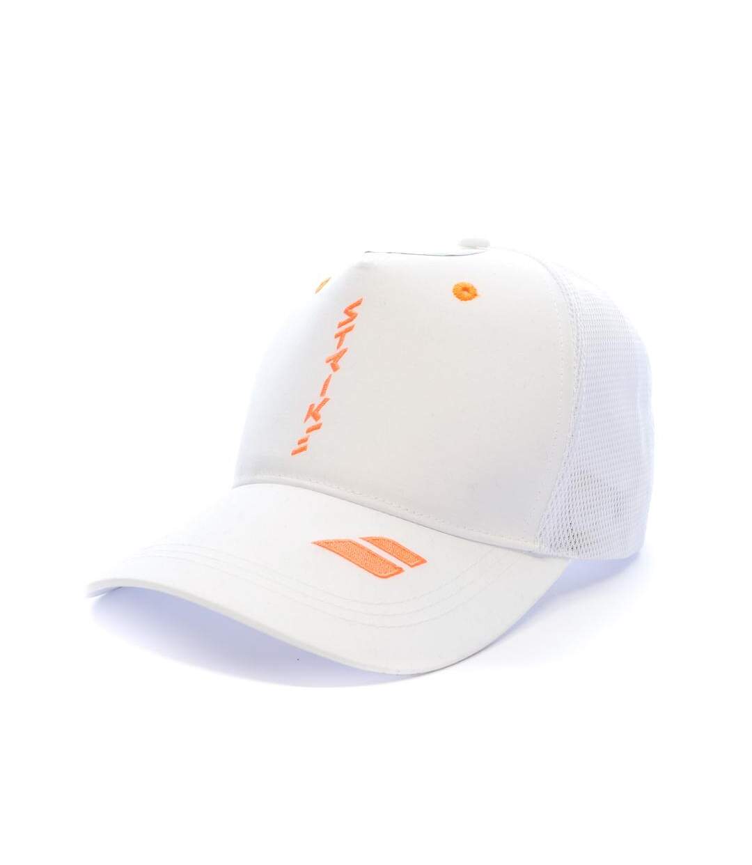 Casquette blanche/orange homme babolat curve - taille unique-1
