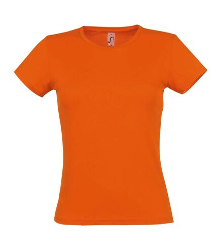 SOLS Womens/Ladies Miss Short Sleeve T-Shirt (Orange) - UTPC289