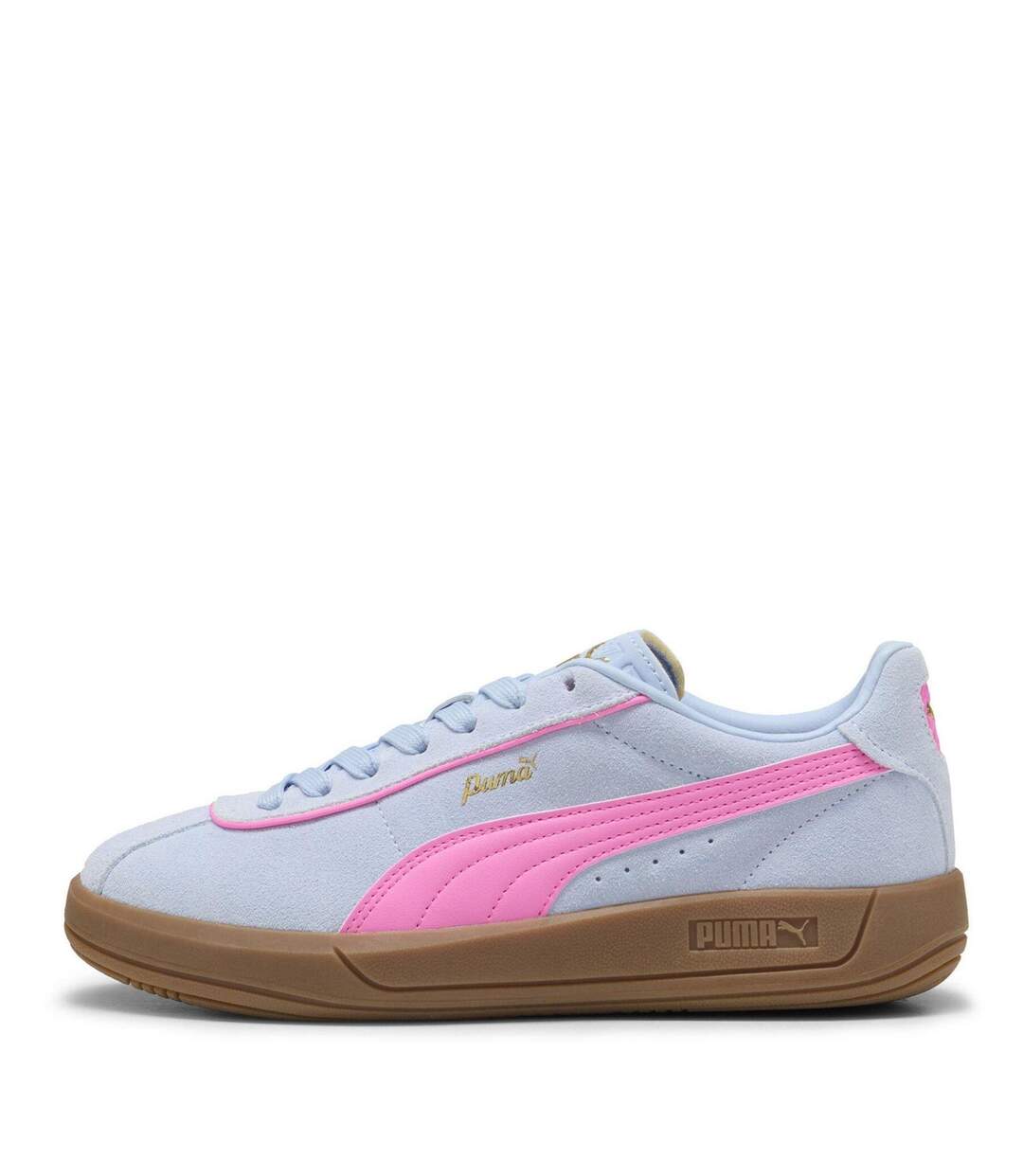 Womens/ladies Club Klassika Leather Low Trainers Tropical Pink Puma-2
