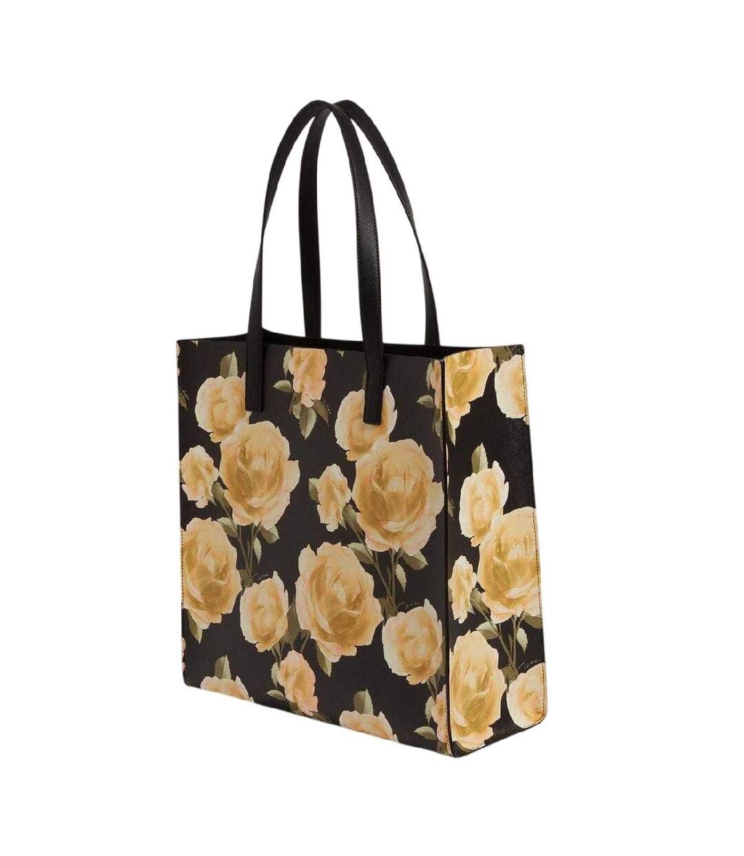 Womens/ladies Floral Tote Bag One Size Black Print Ted Baker-3