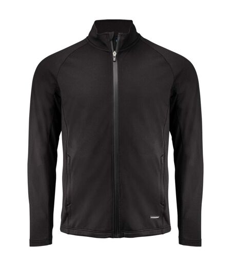 Mens Adapt Full Zip Fleece Jacket Black Cutter & Buck