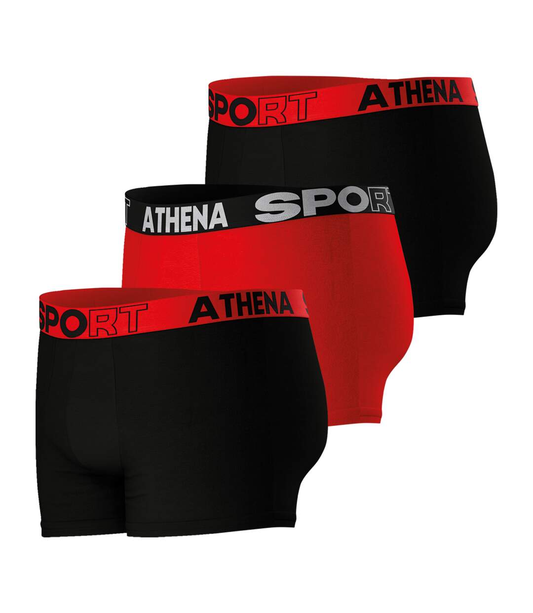 Lot de 3 boxers homme Ecopack Sport Athena-3