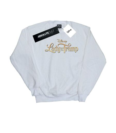 Disney - Sweat LADY AND THE TRAMP CLASSIC LOGO - Femme (Blanc) - UTBI13904